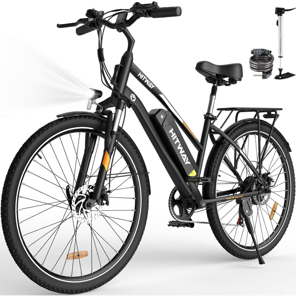 Hitway BK27 Black Electric City Bike