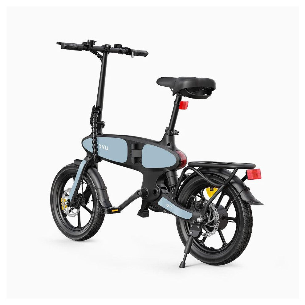 DYU Electric Bike C2 | 7.5Ah | 37 Miles | 15 MPH - Black - SparkoBikes