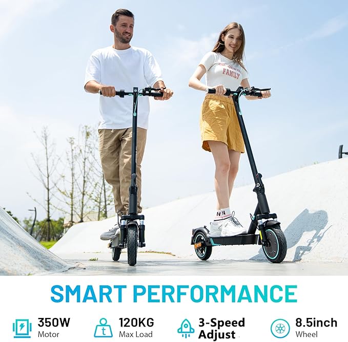 RCB R17 Electric Scooter | 7.8ah | 18miles | 15.5mph - black for kids/adults - SparkoBikes