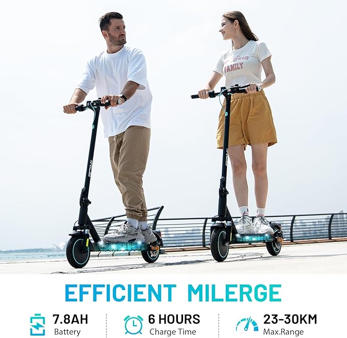 RCB R17 Electric Scooter | 7.8ah | 18miles | 15.5mph - black for kids/adults - SparkoBikes