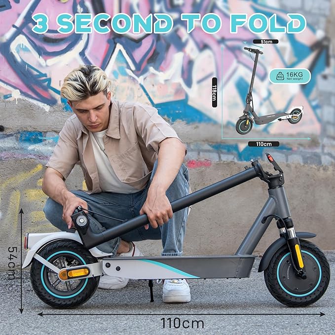 RCB R19 Electric Scooter | 11.4ah | 20miles | 21.7mph For Kids/Adults - SparkoBikes