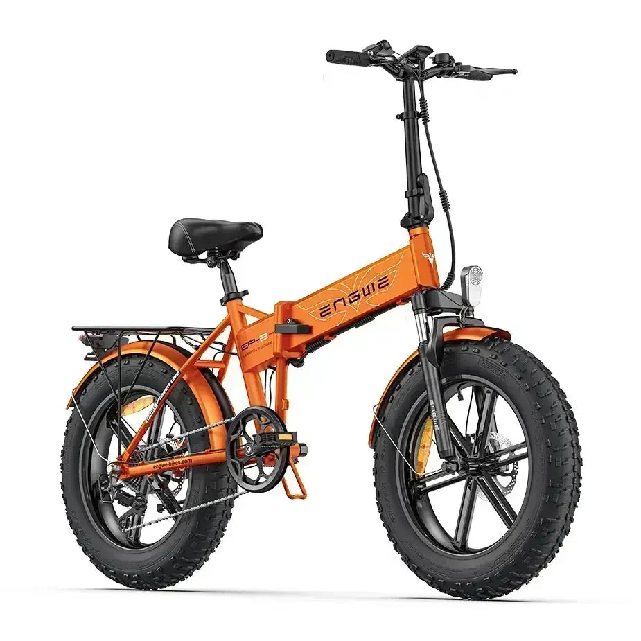 ENGWE EP-2 Pro Electric Bike Under 1000 | 13Ah | 50Miles | 26Mph - Black/Orange/Gray - SparkoBikes