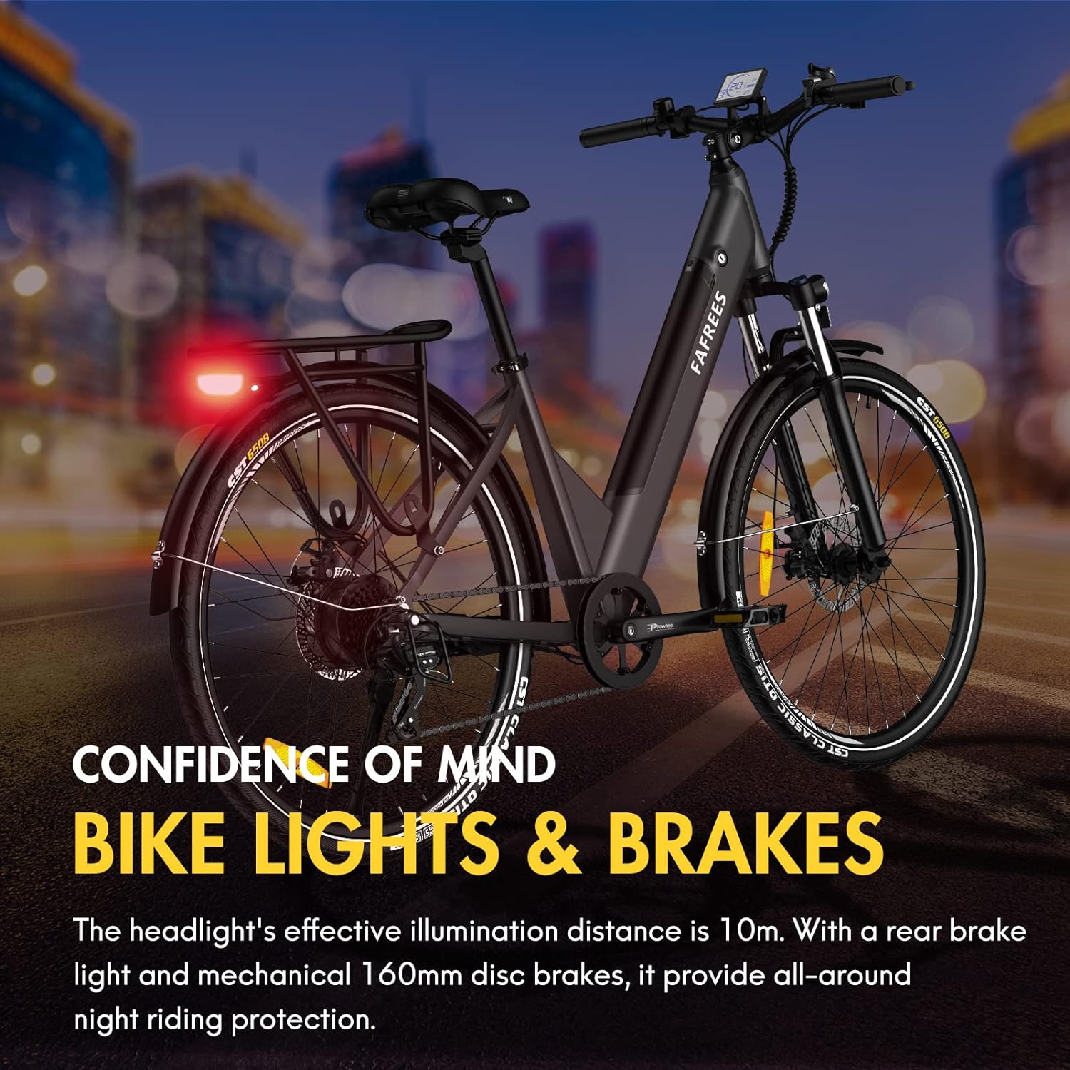 Fafrees F28 PRO Best Electric Bikes UK Under 1000£ | 14.5Ah | 50miles | 15.5Mph - ThymeGreen/Bronze - SparkoBikes